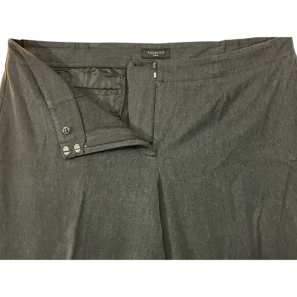 Talbots Women's Gray Hi-Rise Stretch 29.5" Inseam Classic Fit Dress Pants SZ 20W - Picture 3 of 7
